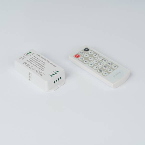 Диммер, 2.4G с пультом, 21 кноп., DC12/24V,