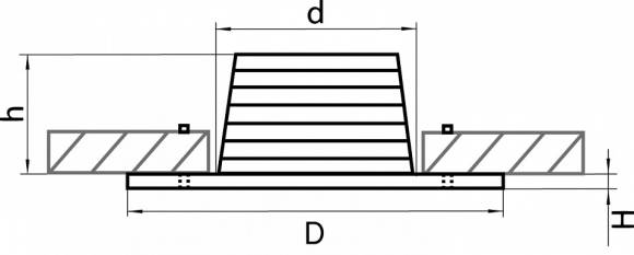 Встраиваемый светильник Lightstar Leddy 212177 Встраиваемый светильник Lightstar Leddy 212177