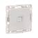 Розетка телефонная 1-м Стокгольм механизм бел. PROxima EKF EYT01-034-10