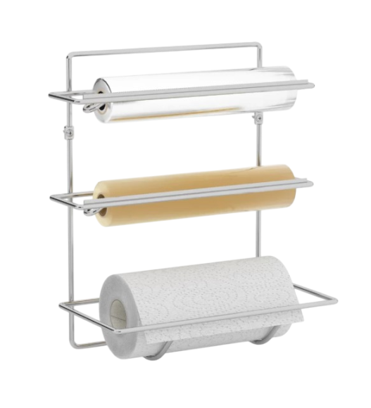 Держатель подвесной Tekno-tel MG033 для бумажных полотенец, фольги и пищевой пленки, хром