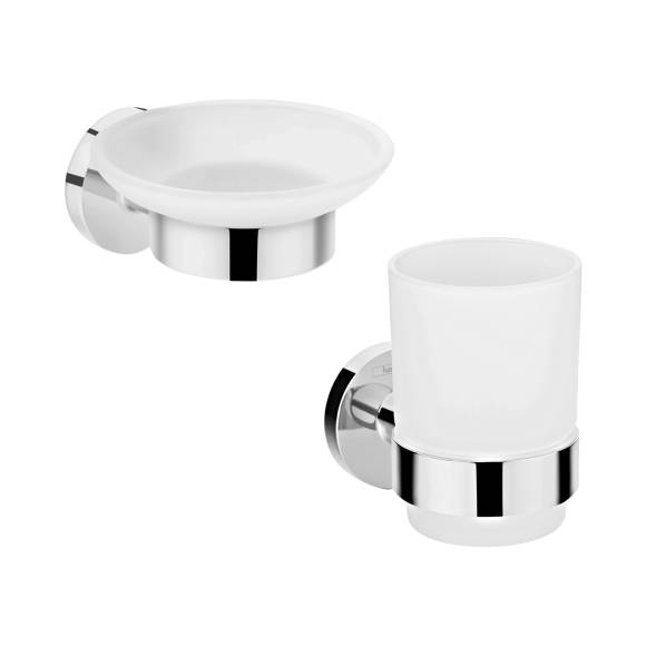 Набор Стакан Hansgrohe Logis Universal 41718000 + Мыльница 41715000