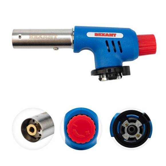 Горелка-насадка газовая GT-19 с пьезоподжигом REXANT 12-0019 Горелка-насадка газовая GT-19 с пьезоподжигом REXANT 12-0019