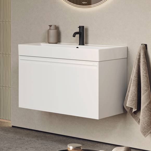 Тумба под раковину Aqwella Pure 80 белая
