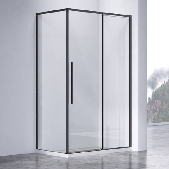 Душевой уголок Vincea Slim-N VSR-4SN8013CLB 130х80 см, профиль черный