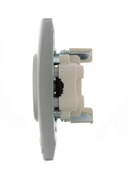 Розетка 2-м СП Karina 16А IP20 без заземл. термопласт матов. серебр. LEZARD 707-4300-128B Розетка 2-м СП Karina 16А IP20 без заземл. термопласт матов. серебр. LEZARD 707-4300-128B