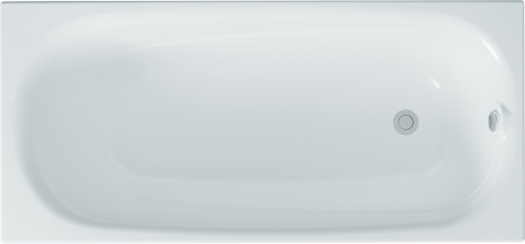 Акриловая ванна DIWO Кострома без опоры 150x70 см, пристенная, белая