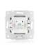 Розетка телефонная СП Vesna евро стандарт механизм платина LEZARD 742-3588-137 Розетка телефонная СП Vesna евро стандарт механизм платина LEZARD 742-3588-137