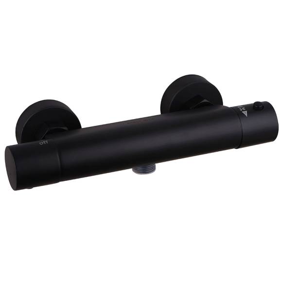 Термостатический смеситель Melodia della vita Rock MDV32005bk черный