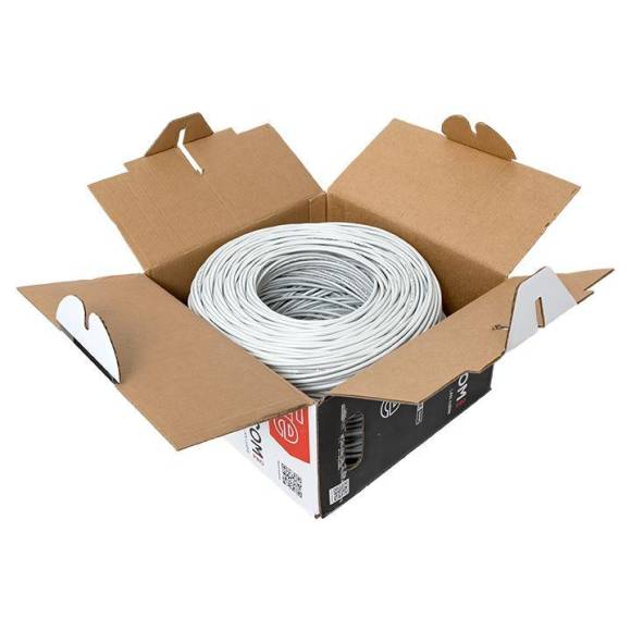 Кабель витая пара U/UTP кат.5E 4 пары 24 AWG solid PVC сер. TERACOM PRO PRO EKF TRP-5EUTP-04PVC-GY-IN3 Кабель витая пара U/UTP кат.5E 4 пары 24 AWG solid PVC сер. TERACOM PRO PRO EKF TRP-5EUTP-04PVC-GY-IN3