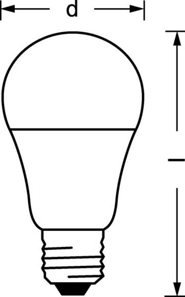 Лампа светодиодная LED Value LVCLA100 12SW/865 12Вт грушевидная матовая E27 230В 10х1 RU OSRAM 4058075579064 Лампа светодиодная LED Value LVCLA100 12SW/865 12Вт грушевидная матовая E27 230В 10х1 RU OSRAM 4058075579064