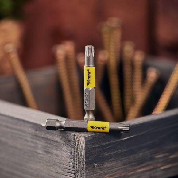 Бита Torx T30х50мм для шуруповерта (уп.2шт) Kranz KR-92-0430-1 Бита Torx T30х50мм для шуруповерта (уп.2шт) Kranz KR-92-0430-1