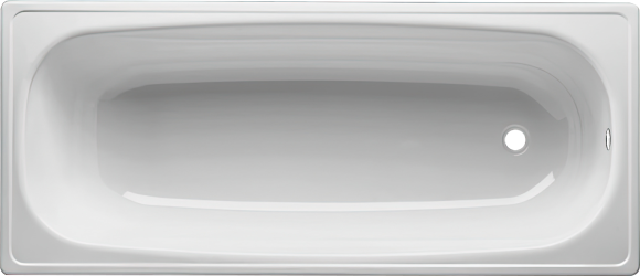 Стальная ванна BLB Europa B60ESLS 160x70 см, пристенная, на ножках APMROBZF