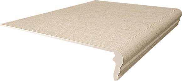 Ступени KERAMA MARAZZI Аллея светлая матовые, морозостойкие, износостойкое неполированная фронтальная