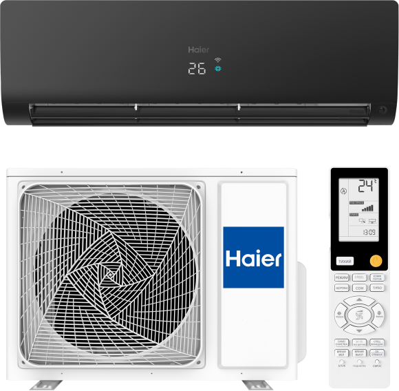 Кондиционер Haier Flexis Super Match AS70S2SF2FA-B, 1U70S2SJ2FA матовый черный