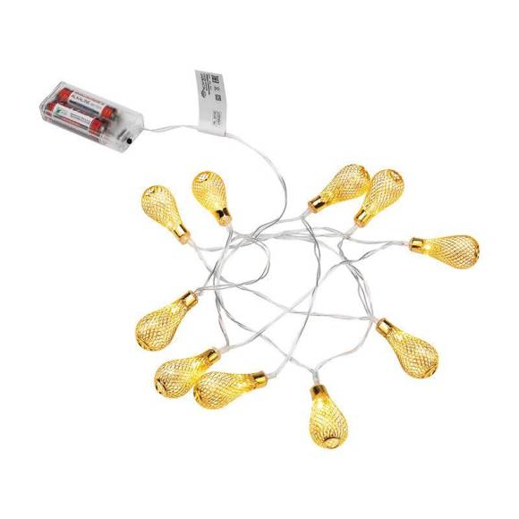 Гирлянда светодиодная "Восточные фонарики" 1.5м 10LED желт. 4Вт IP20 провод ПВХ прозр. элементы питания 2хAA (не в компл.) Neon-Night 303-071 Гирлянда светодиодная "Восточные фонарики" 1.5м 10LED желт. 4Вт IP20 провод ПВХ прозр. элементы питания 2хAA (не в компл.) Neon-Night 303-071