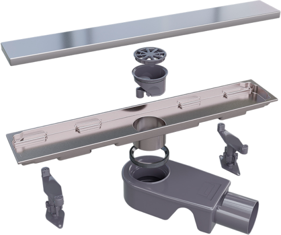 Душевой трап (лоток) RGW Shower Drain SDR-22 60 см, хром