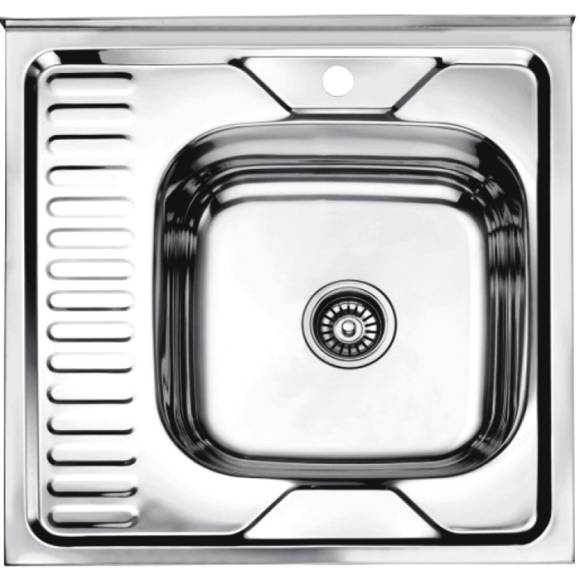 Мойка кухонная Ledeme L96060-R хром