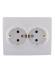 Розетка 2-м СП Karina с заземл. термопласт бел. LEZARD 707-0200-127B Розетка 2-м СП Karina с заземл. термопласт бел. LEZARD 707-0200-127B