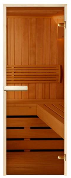 Дверь для сауны Элит 1900х700 (бронза) сосна 90мм