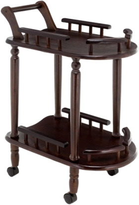 Сервировочный стол Woodville Trolly oak