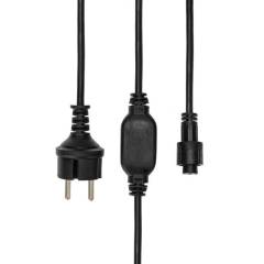 Шнур питания для гирлянды "Дюраплей" 3А подключение до 200м 230В Neon-Night 315-000 Шнур питания для гирлянды "Дюраплей" 3А подключение до 200м 230В Neon-Night 315-000