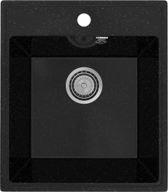 Мойка кухонная Practik PR-M 425-004 черный оникс