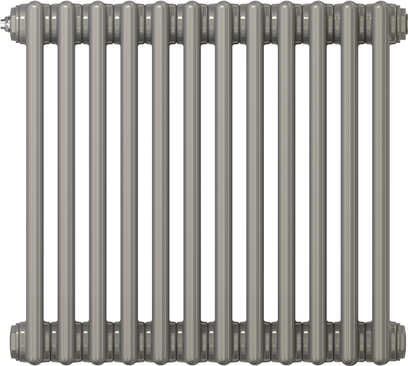 Радиатор стальной Zehnder Charleston Retrofit 3057/12 3-трубчатый, подключение 1270, technoline, с кронштейнами