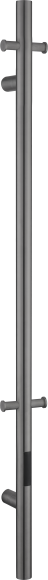 Полотенцесушитель электрический Boheme Uno 726-GM 150x12, gun metal
