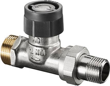 Вентиль Oventrop А DN 15 1/2" x 3/4" , прямой, редукционный