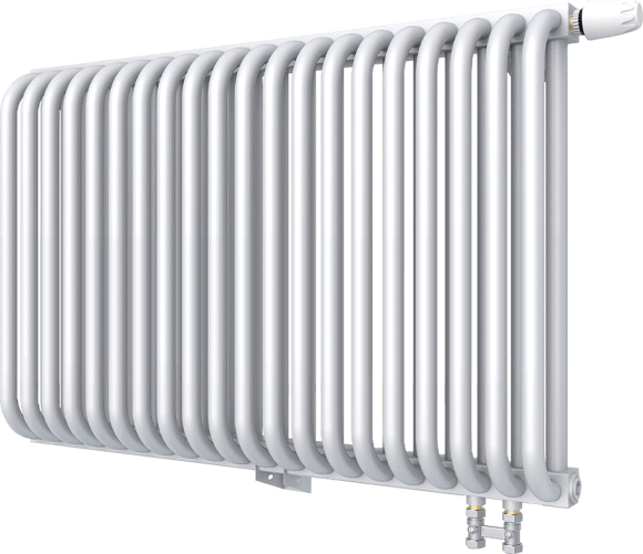 Радиатор стальной KZTO PC 2-500-20 1/2 20 секций, нижнее правое подключение