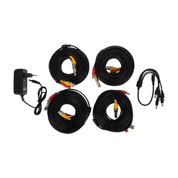 Комплект видеонаблюдения 4 наружные камеры AHD/2.0 Full HD Rexant 45-0520 Комплект видеонаблюдения 4 наружные камеры AHD/2.0 Full HD Rexant 45-0520