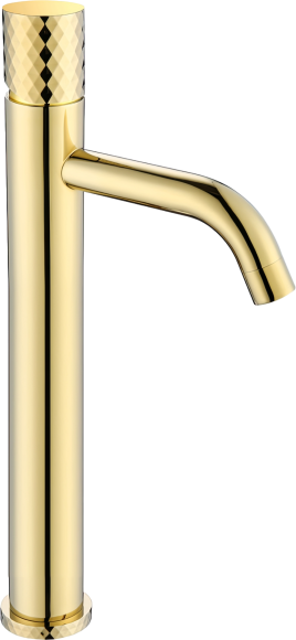 Смеситель для раковины Boheme Stick 122-GG gold diamond gold