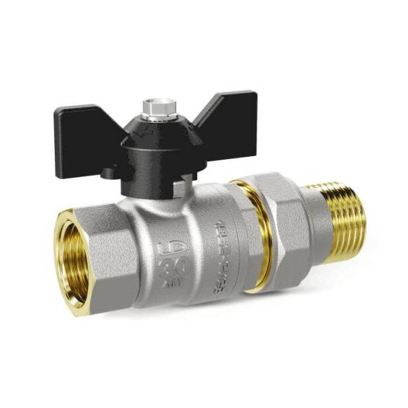 Шаровой кран LD Pride 47.32.В-ГШ.Б, 1 1/4" ВРx1 1/4" НР