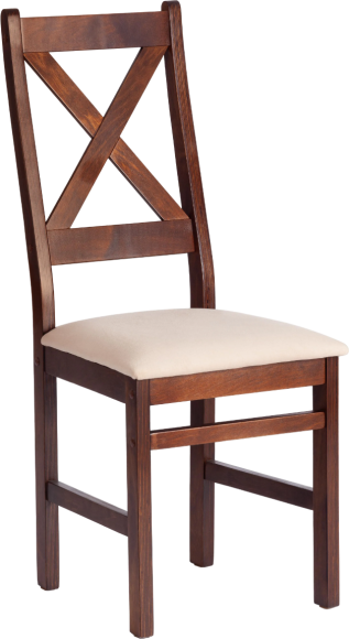 Комплект стульев TetChair Дельфийская Crossman cappuchino, велюр бежевый, 2 шт