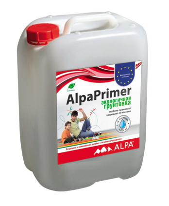 Грунтовка алкидная ВД ALPAPRIMER (Альпапраймер) 4л (4кг)