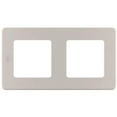 Рамка 2-м Inspiria шампань Leg 673948 Рамка 2-м Inspiria шампань Leg 673948