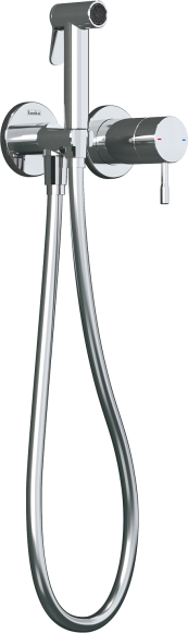 Гигиенический душ Teska Atlas Tera T5736 со смесителем, С ВНУТРЕННЕЙ ЧАСТЬЮ, хром
