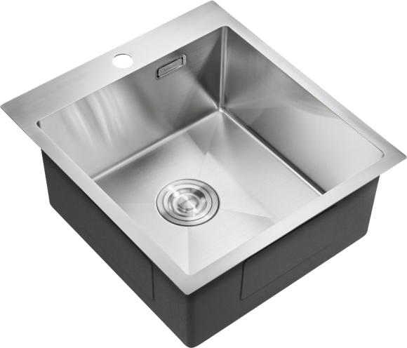 Мойка кухонная Milacio Steel Denia 46 MC.77470 сталь нержавеющая