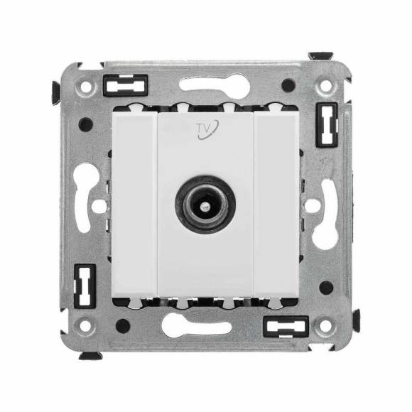 Розетка телевизионная проходная TV СП Avanti "Белое облако" DKC 4400513 Розетка телевизионная проходная TV СП Avanti "Белое облако" DKC 4400513