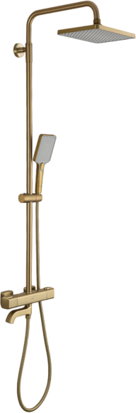 Душевая стойка Gappo G91 G2491-3 с термостатом, золото