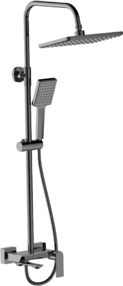 Душевая стойка Haiba HB24639-3 оружейная сталь