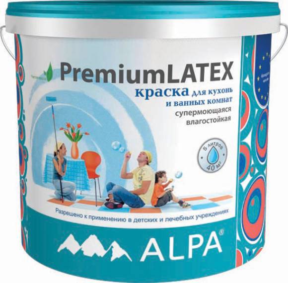 Краска PremiumLATEX (Альпалатекс) 10л