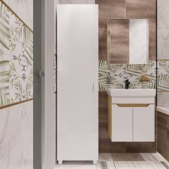 Шкаф пенал для ванной DIWO Суздаль 45 напольный Шкаф пенал для ванной DIWO Суздаль 45 напольный