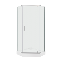 Душевой уголок Parly 10476, 90х90 см, профиль хром, стекло прозрачное Душевой уголок Parly 10476, 90х90 см, профиль хром, стекло прозрачное