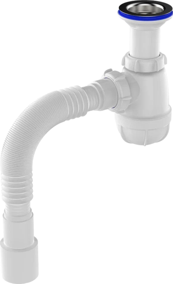 Сифон для мойки Aquant Standart B0515-17-MR с удлинённой горловиной
