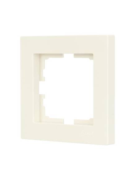 Рамка 1-местн. горизонт. VESNA кремов. LEZARD 742-0300-146 Рамка 1-местн. горизонт. VESNA кремов. LEZARD 742-0300-146