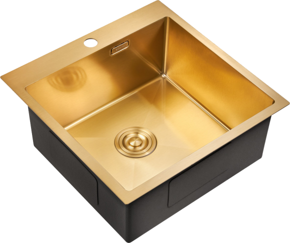 Мойка кухонная Milacio Steel Denia 51 MC.77488 золото