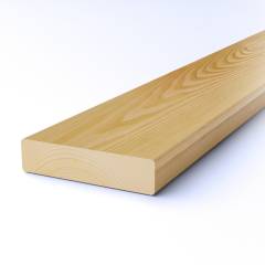 Террасная доска "Палубная" 27 * 120 * 4000 мм сорт B лиственница АД (1 упак = 4 шт/ 1,920 м2)