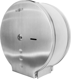 Диспенсер туалетной бумаги Nofer Inox 05006.XL.S нержавеющая сталь, матовый + Салфетки Nofer OC-1-33 100 шт