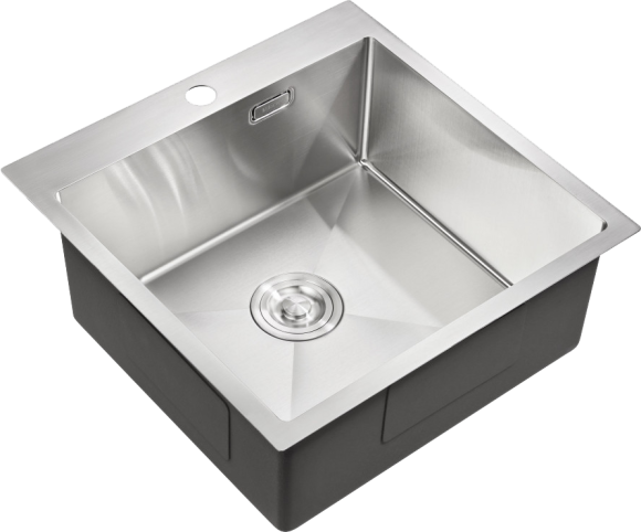 Мойка кухонная Milacio Steel Denia 51 MC.77480 сталь нержавеющая